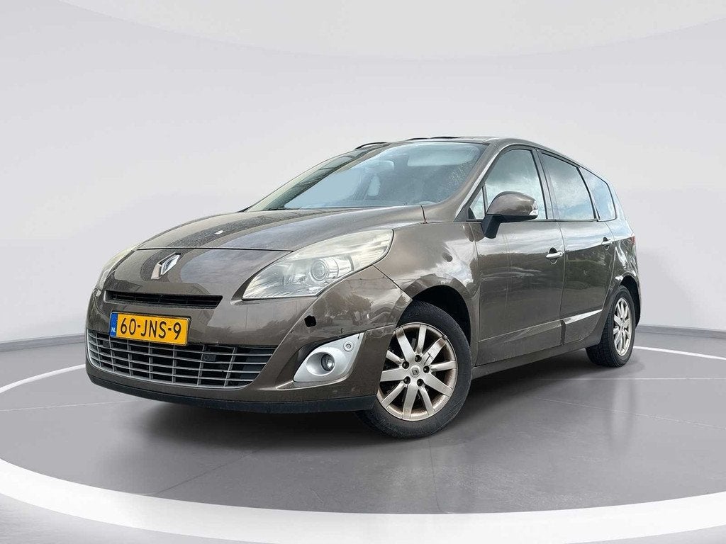 Renault Grand Scénic 2.0 Privilege 2009 | 60-JNS-9, Auto's, Renault, Gebruikt, 4 cilinders, Bruin, Origineel Nederlands