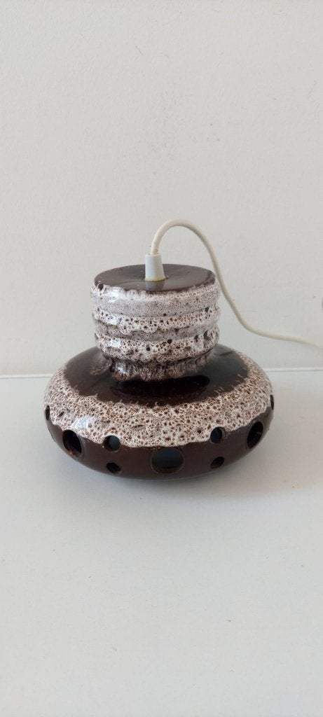 Prachtige Vintage Fat Lava Hanglamp lamp Keramiek (Stijl), Huis en Inrichting, Lampen | Hanglampen, Steen/keramiek, Eu, Eu, Zo goed als nieuw