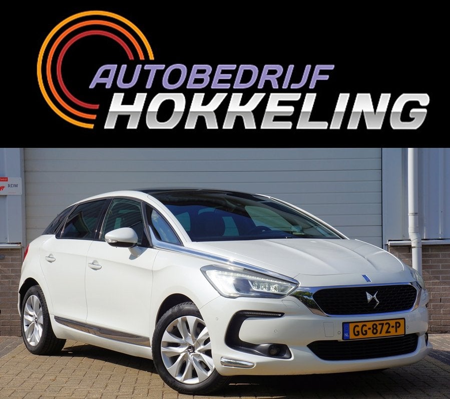 Citroen DS5 1.6 THP So Chic; Automaat+Panorama+Leder=VOL !, Auto's, Citroën, Gebruikt, Euro 6, 4 cilinders, 1404 kg