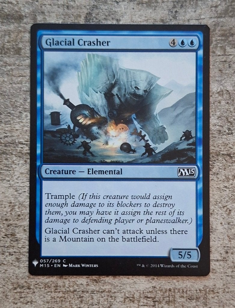 Glacial Crasher - Magic the Gathering, Verzenden, Gebruikt, Losse kaart