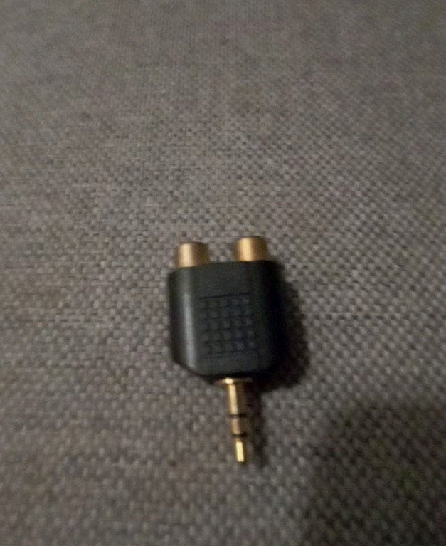 Audio adapter: 3.5mm jack naar 2x RCA (tulp), Ophalen of Verzenden, Nieuw