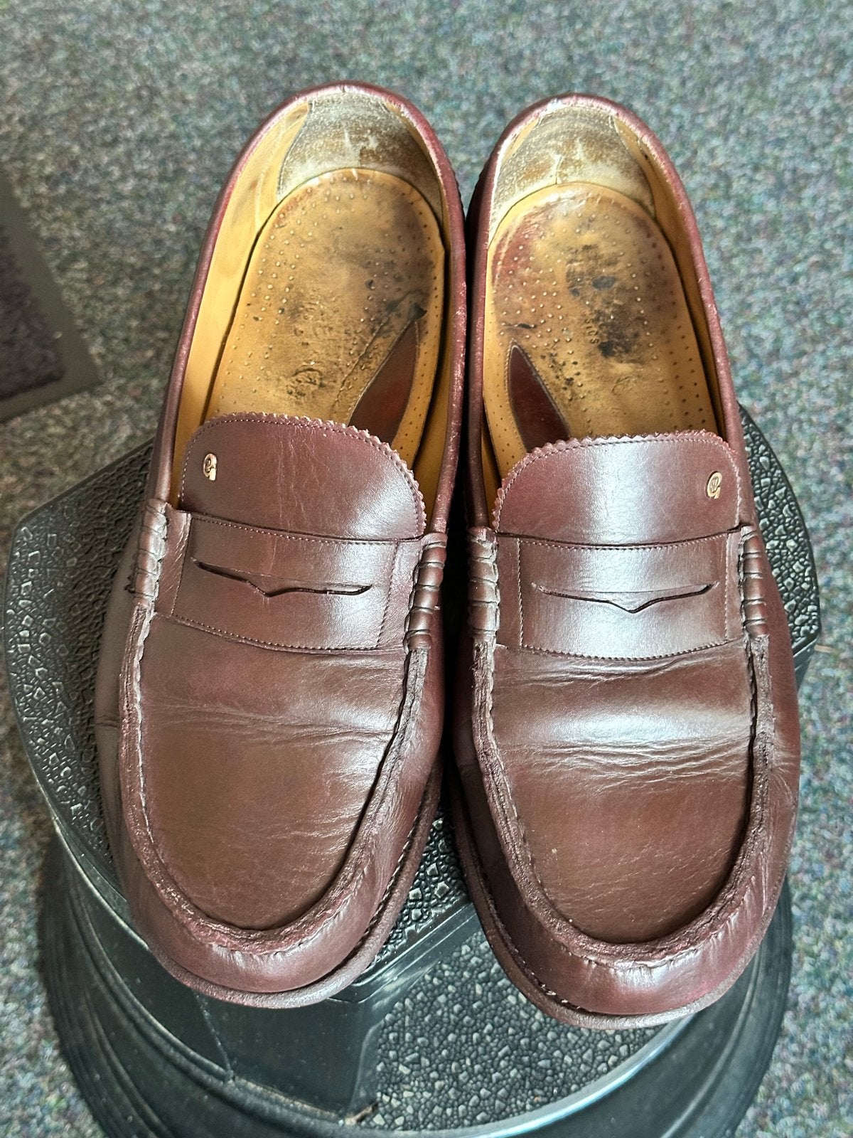 Bruine Loafers van GREVE- Maat 47 (13 K), Ophalen of Verzenden, Gedragen, Bruin, Loafers