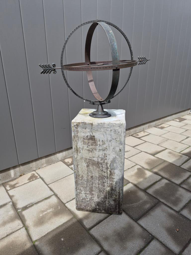 Decoratieve Zonnewijzer met Sokkel, Ophalen