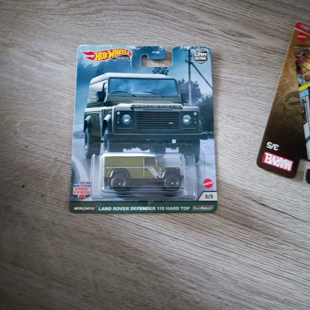 HOT WHEELS PREMIUM BRITISH HORSE POWER land rover defender, Ophalen of Verzenden, Nieuw, Auto