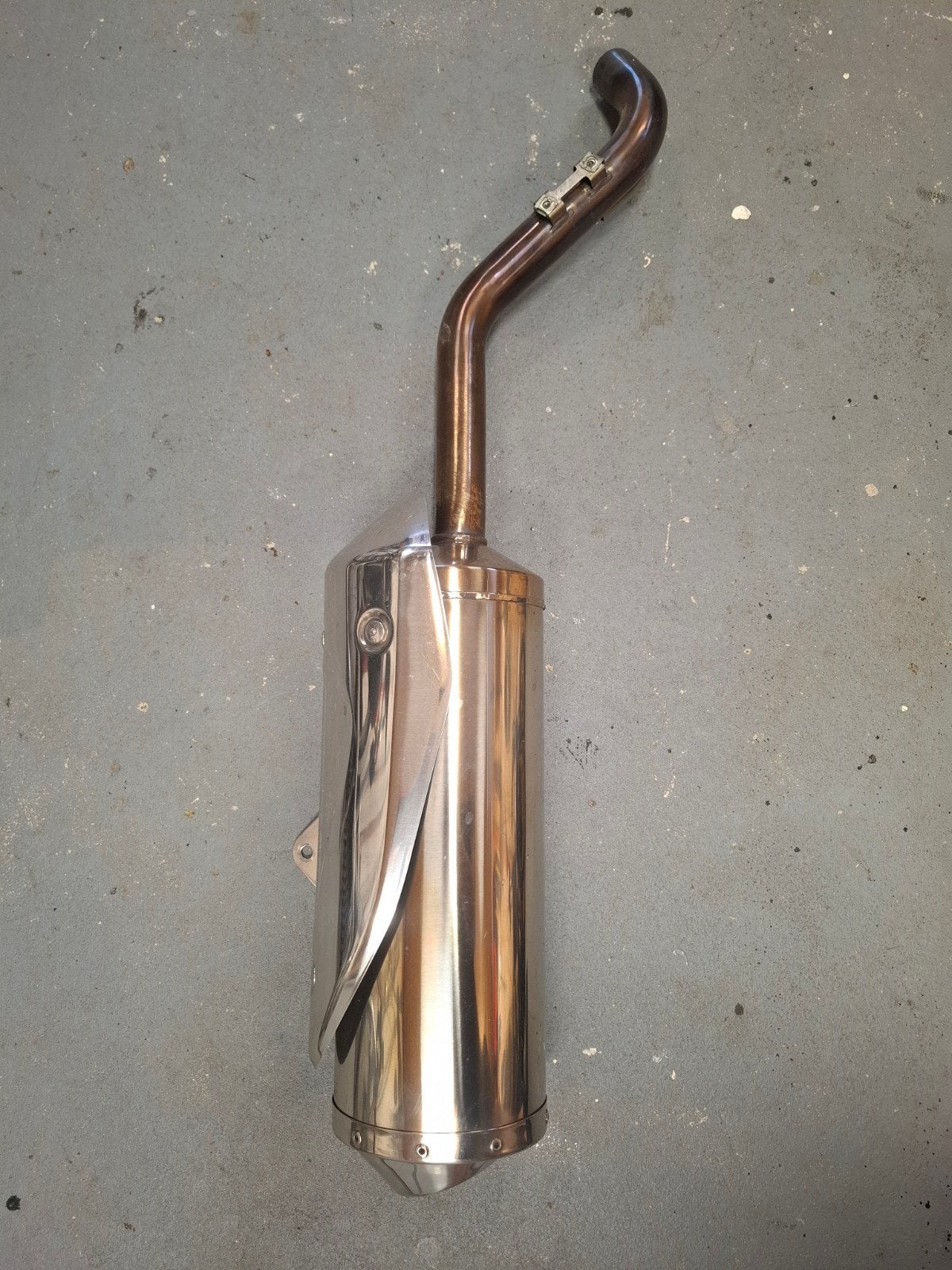 Triumph tiger 1050 orgineel Uitlaatsysteem - Gebruikt, Motoren, Ophalen of Verzenden, Gebruikt