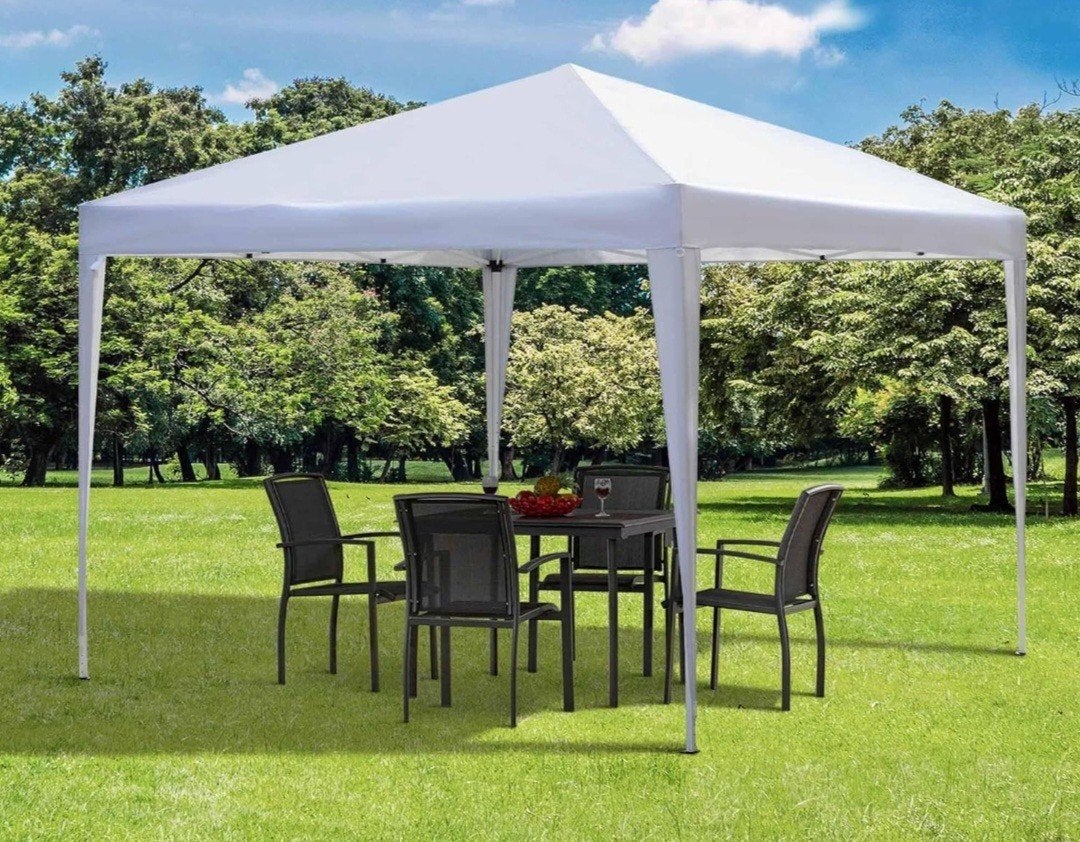 Nieuwe witte gazebo 3x2 meter in doos, Verzenden, Minder dan 4 meter, Nieuw, Paviljoen