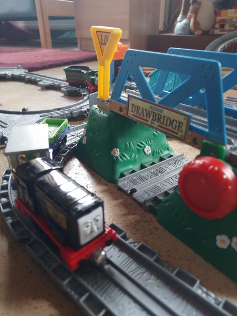 Thomas de Trein speelset met veel accessoires, Ophalen of Verzenden, Gebruikt
