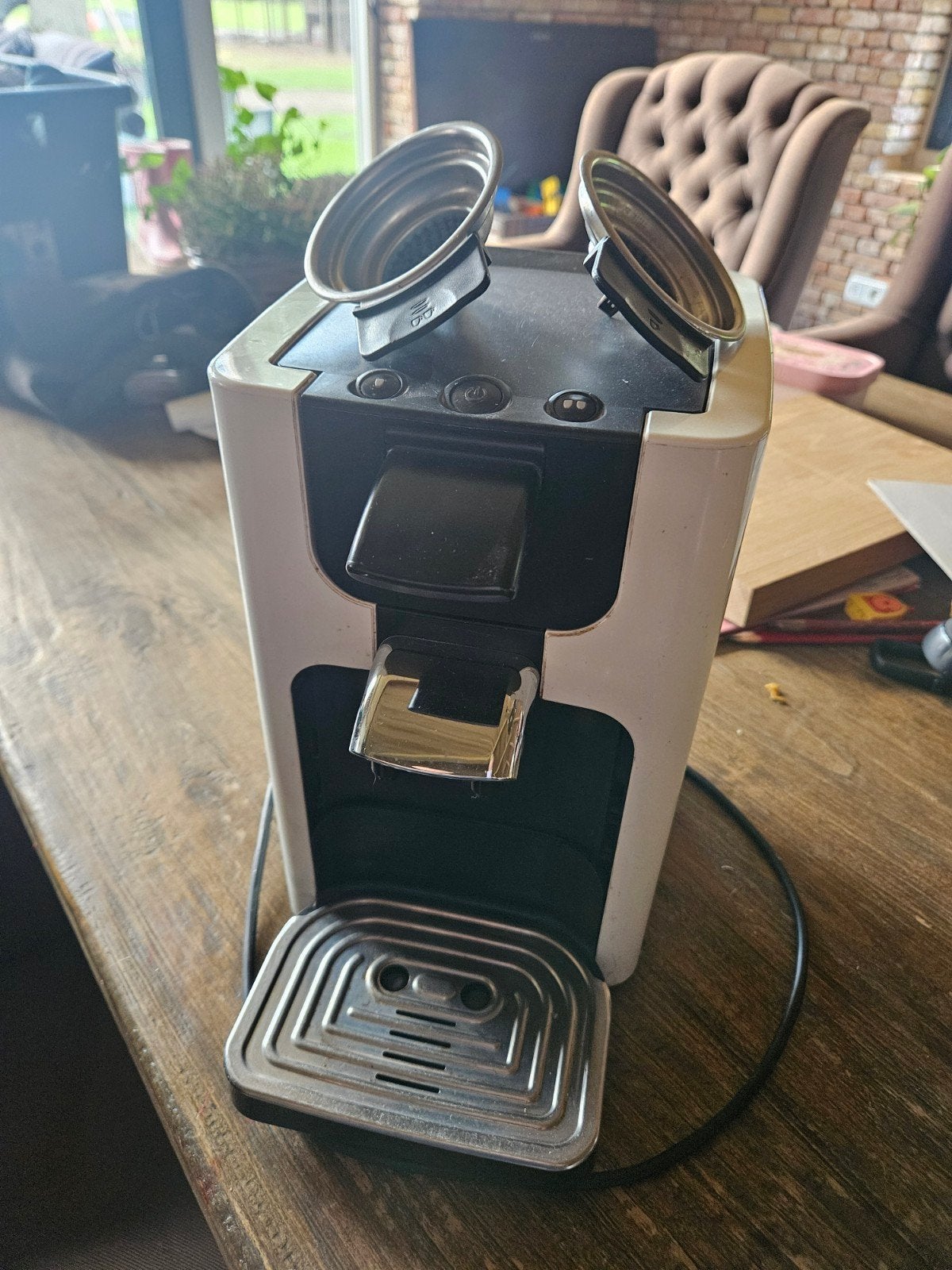 Senseo apparaat, Witgoed en Apparatuur, Gebruikt, Koffiemachine, Ophalen of Verzenden, Koffiepads en cups