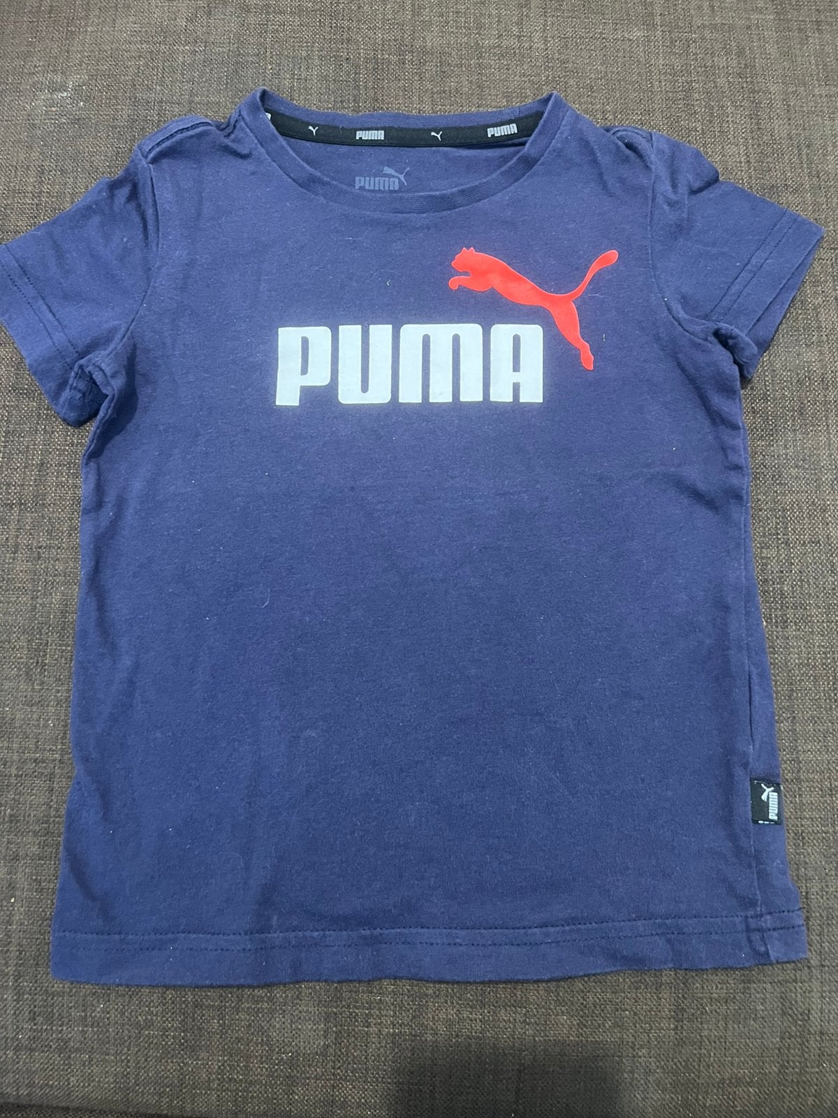 Puma tshirt 104, Kinderen en Baby's, Kinderkleding | Maat 104, Ophalen of Verzenden, Zo goed als nieuw, Jongen, Shirt of Longsleeve