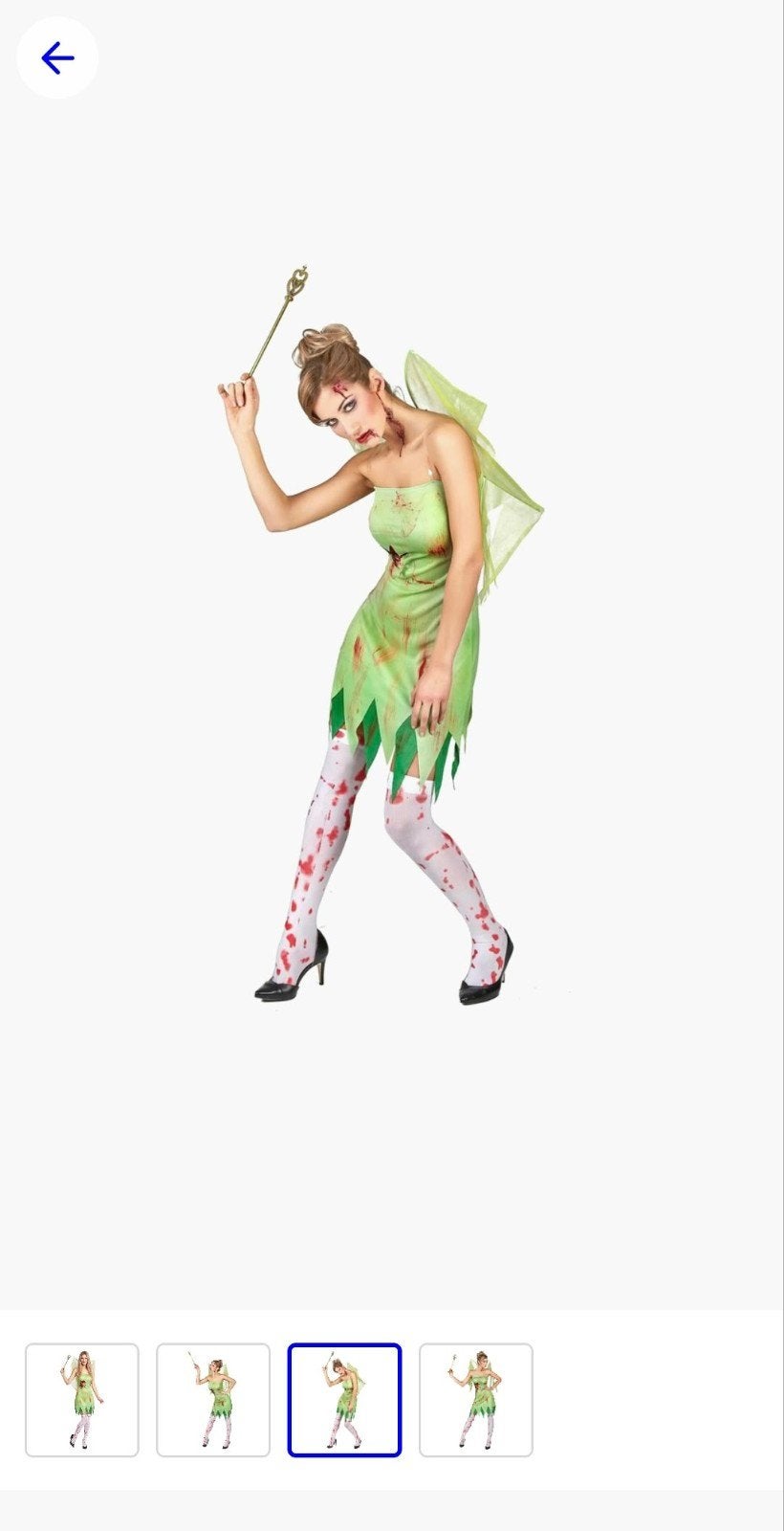 Halloween kostuum Tinkerbell, Ophalen of Verzenden, Gebruikt, Pak of Jurk