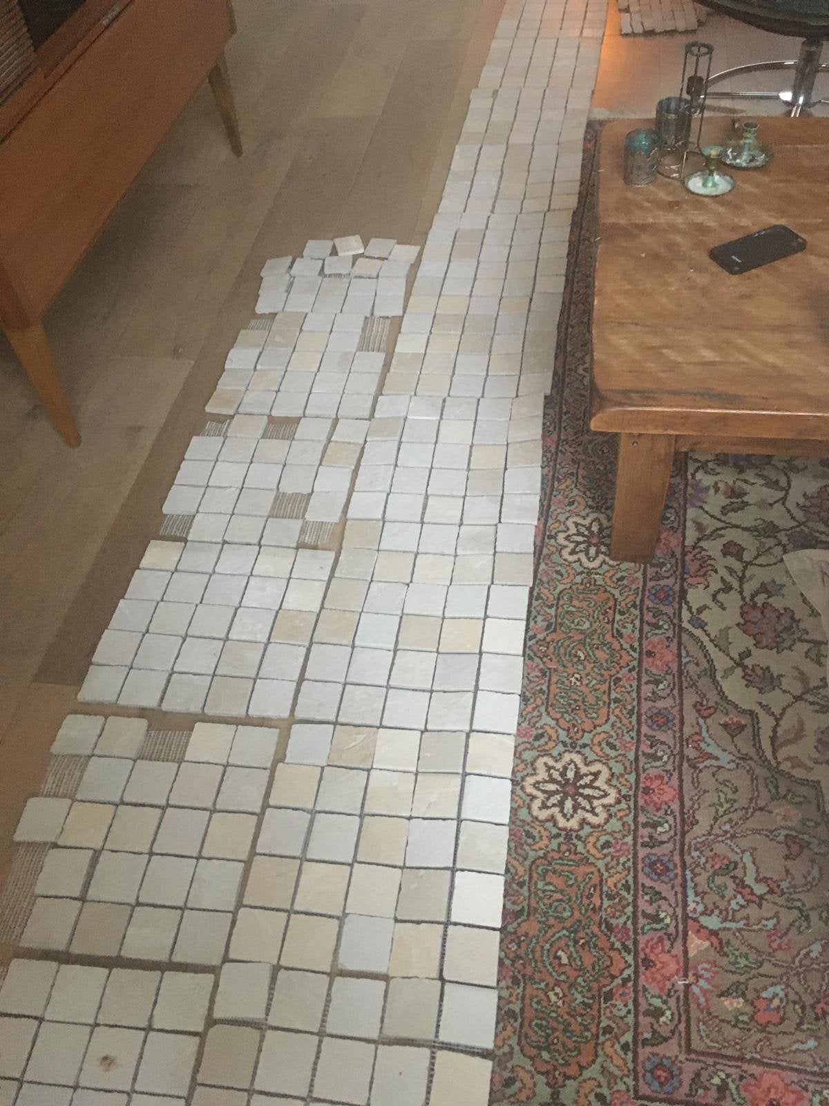 Mooie kleine vintage wandtegels, Ophalen, Minder dan 5 m², Wandtegels, Keramiek