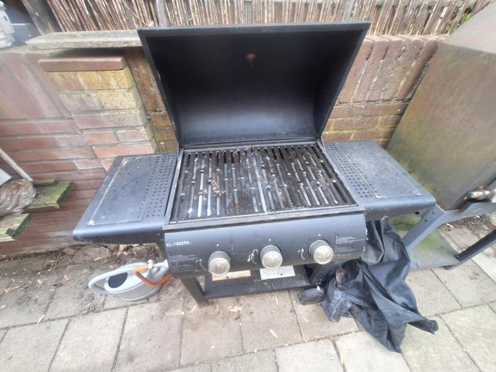 Gas barbecue inclusief hoes en gasfles, Ophalen of Verzenden
