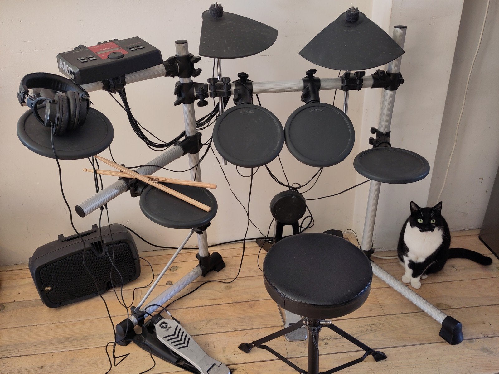 Yamaha DTXplorer elektronisch drumstel met accessoires, Ophalen, Gebruikt, Yamaha, Elektronisch