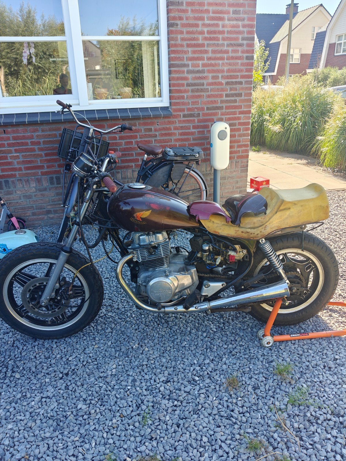 Honda CM450e onderdelen motor + kenteken, Ophalen, Gebruikt