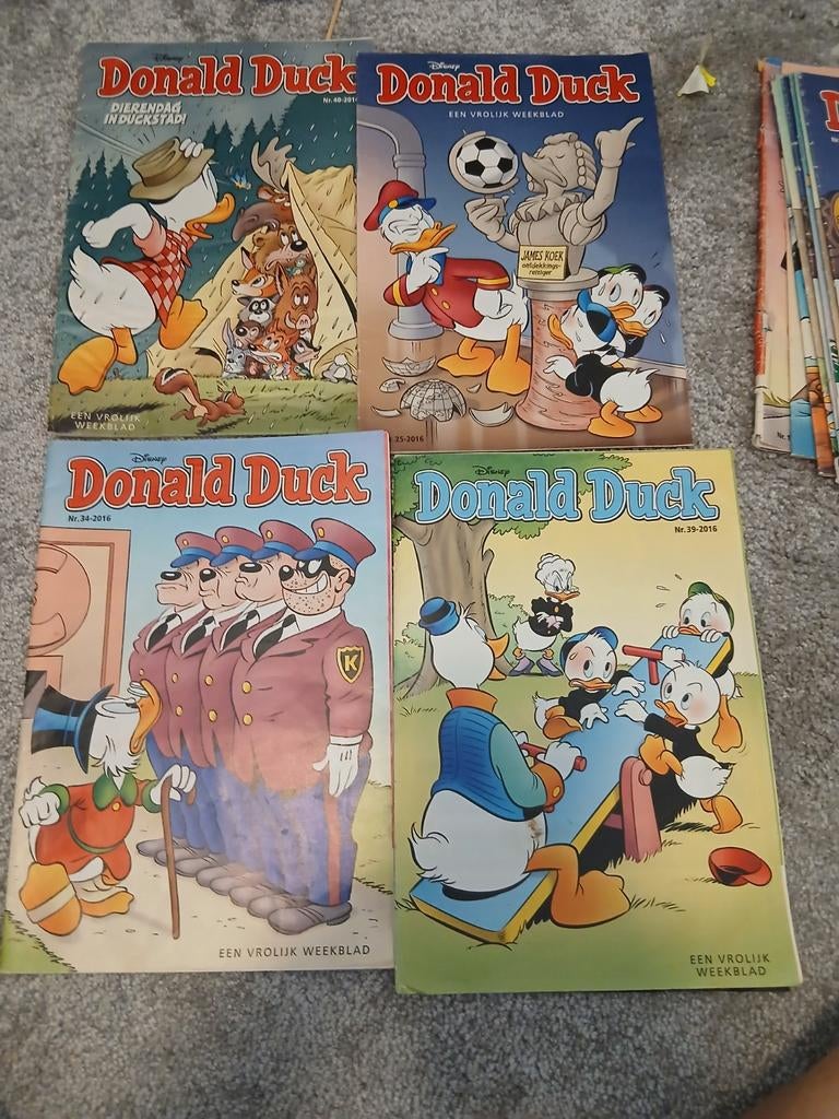 Donald duck weekblqden 2016, Meerdere stripboeken, Ophalen of Verzenden, Gelezen