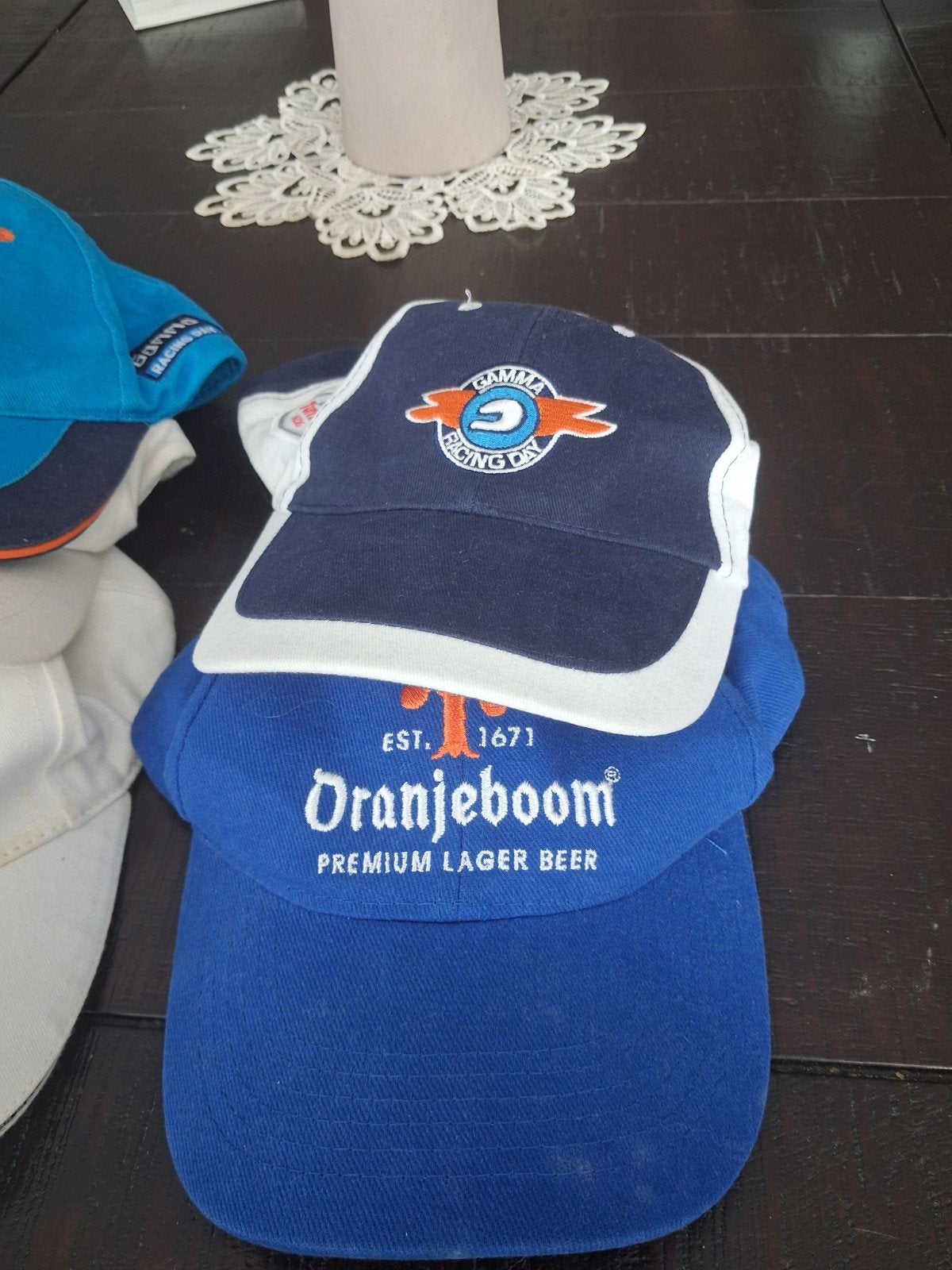 Diverse petten - Oranjeboom, Gamma Racing Day, Kielzog, Ophalen, Pet, Gedragen, Diverse