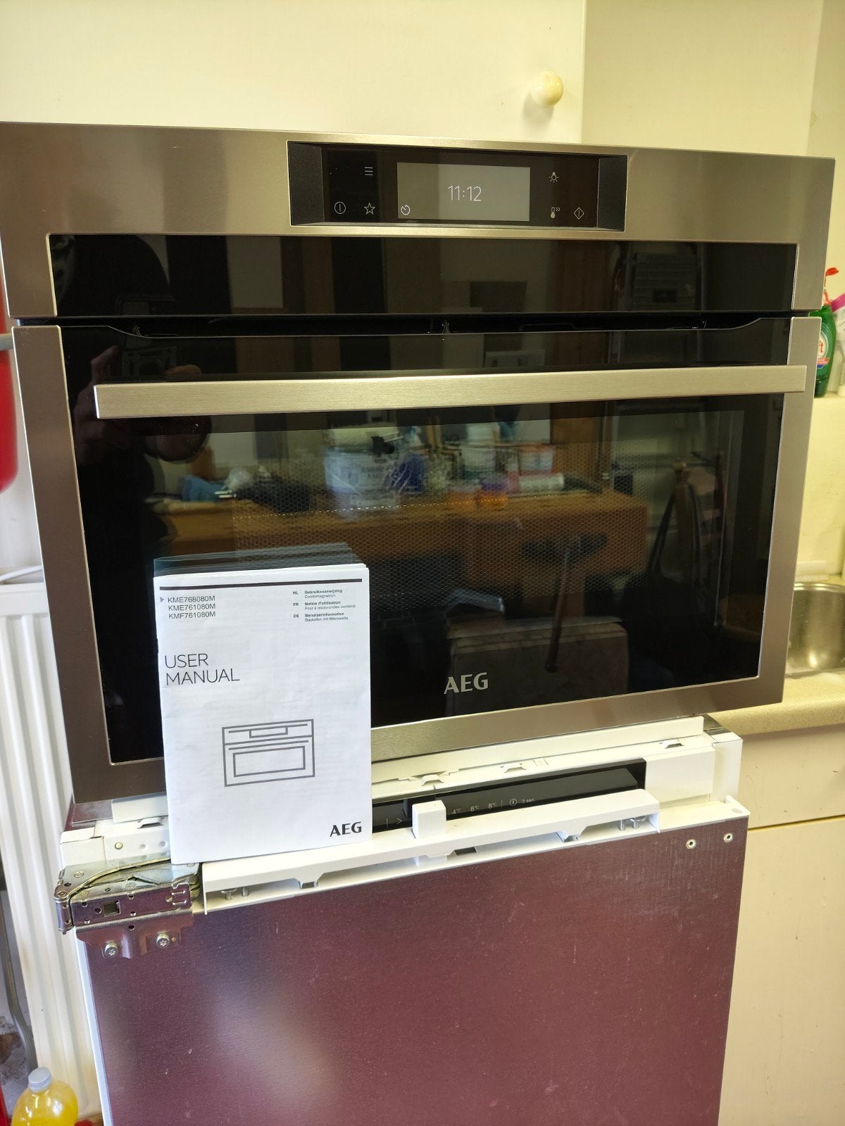 AEG combi-oven 2 jaar oud, Ophalen, Zo goed als nieuw