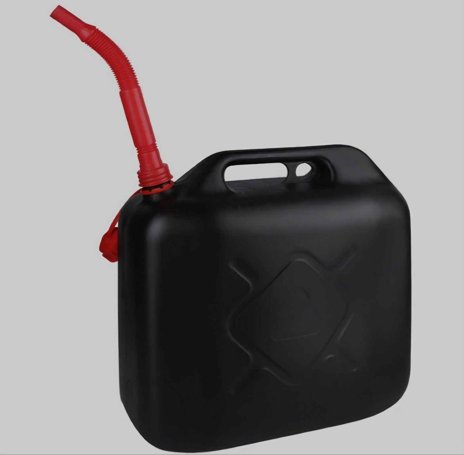 6 Zwarte Jerrycans met schenktuit 20 - Liter inhoud, Ophalen of Verzenden, Nieuw