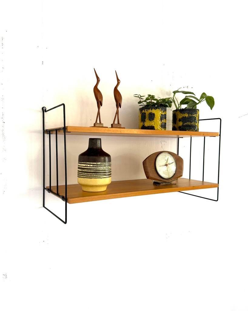 Vintage beukenhouten wandplank, WHB Germany ‘60, Ophalen of Verzenden, Zo goed als nieuw