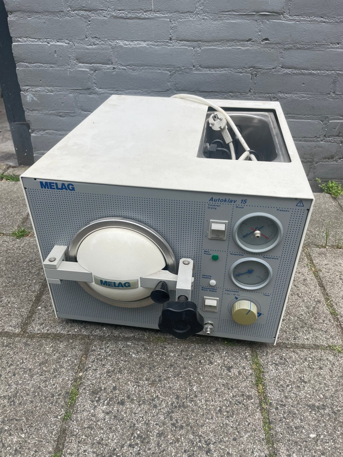 MELAG Autoklav 15 Autoclaaf / Stoomsterilisator, Ophalen