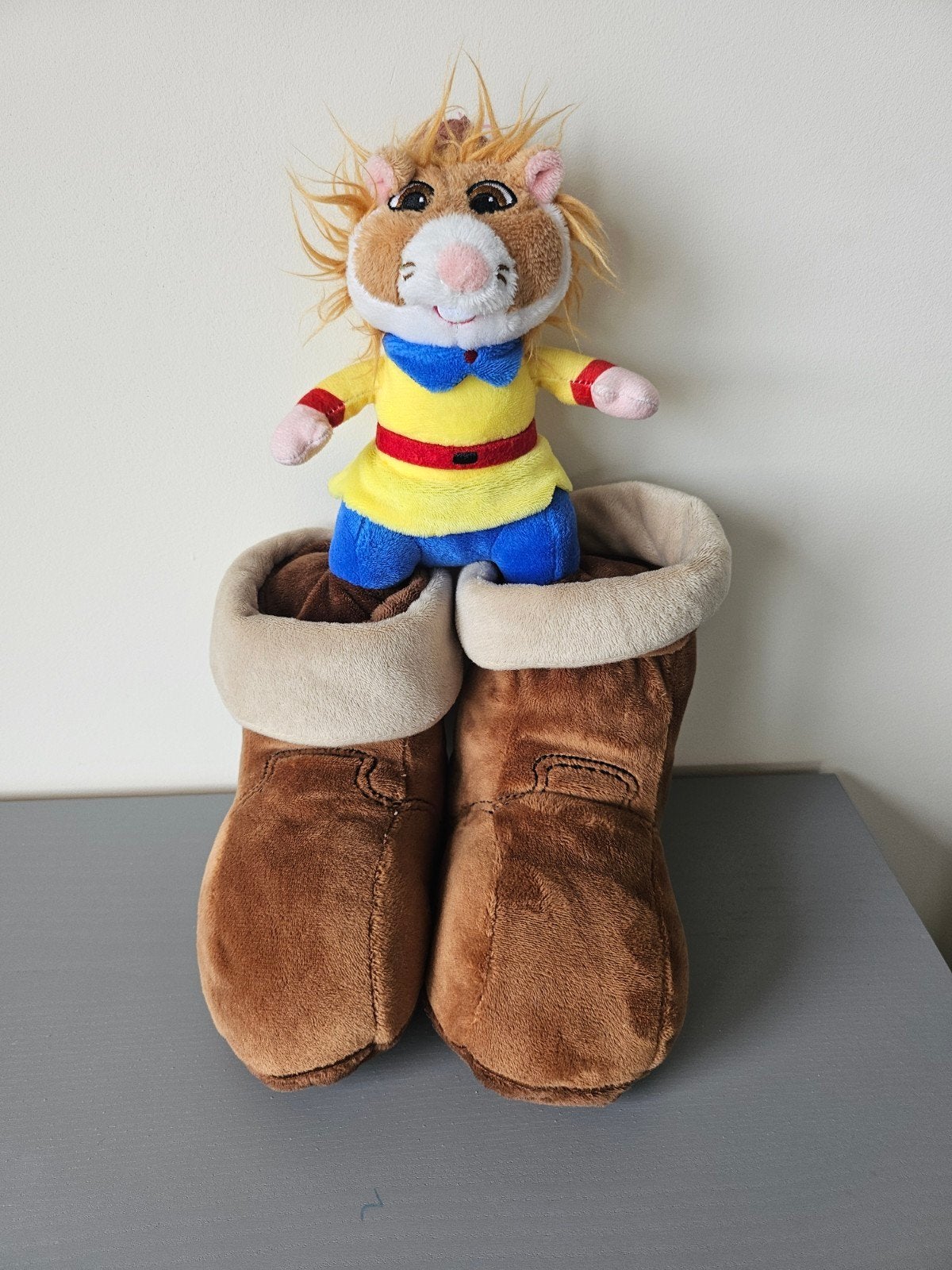 AH hamster Efteling Jokie de Pretneus knuffel in laarzen, Overige merken, Overige typen, Ophalen of Verzenden, Zo goed als nieuw