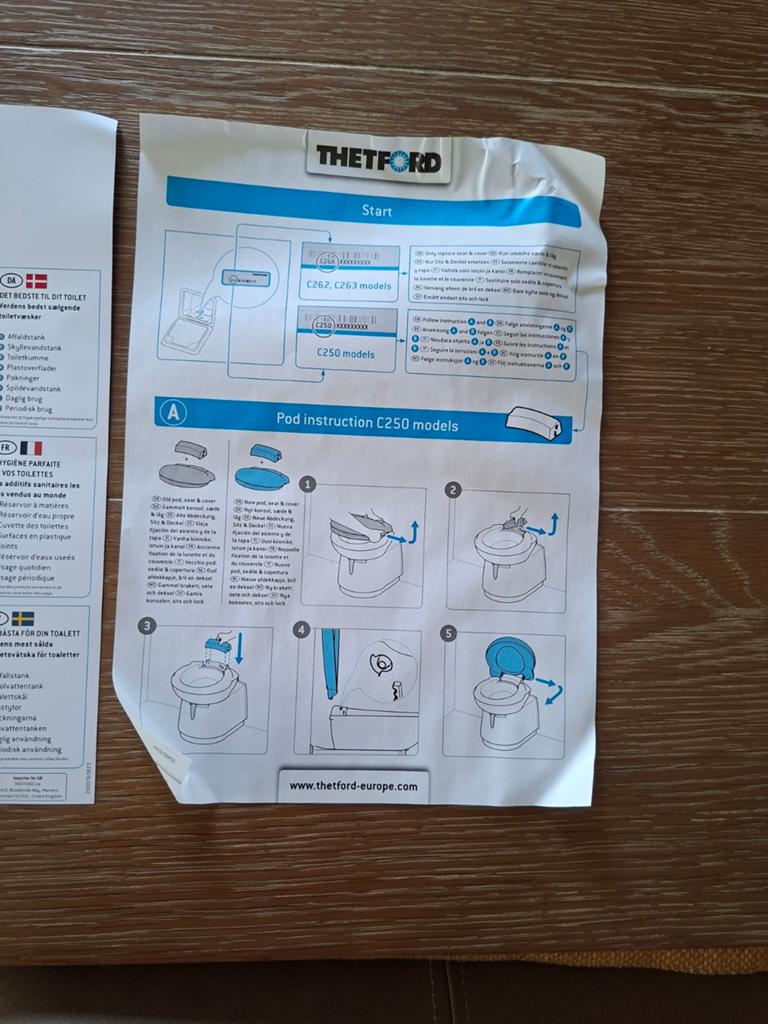 Nieuwe Thetford camper caravan toiletbril zonder tank, Ophalen of Verzenden, Nieuw
