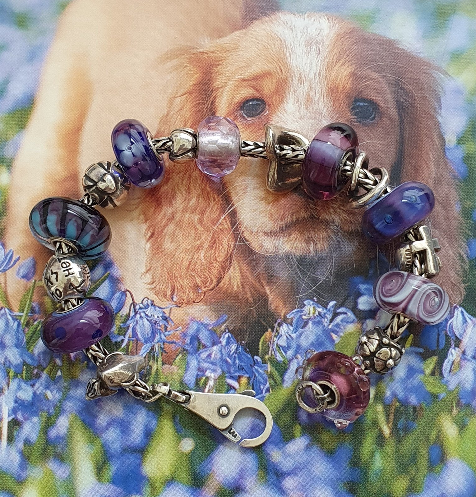 Trollbeads armband, Sieraden, Tassen en Uiterlijk, Bedels, Ophalen of Verzenden, Zo goed als nieuw, Zilver, Trollbeads