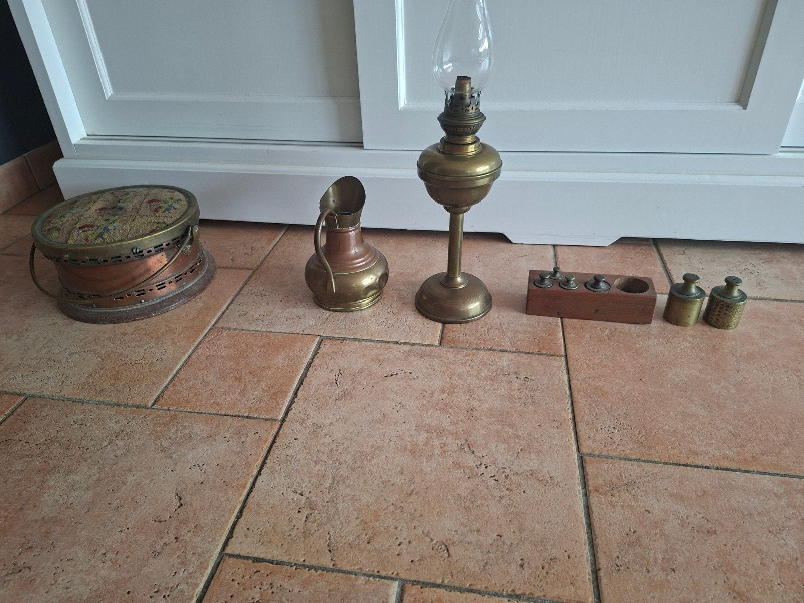 Antieke koperen en decoratieve items, Ophalen of Verzenden