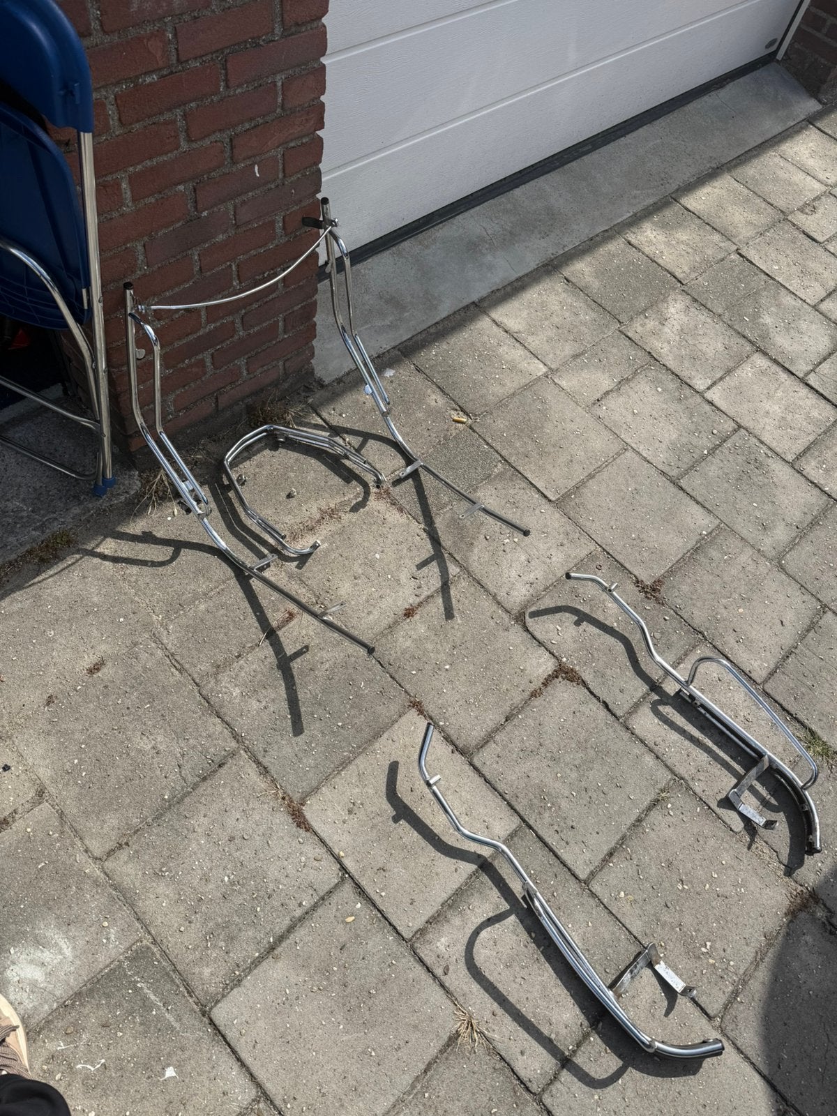 Skr valbeugelset compleet chrome, Ophalen of Verzenden, Zo goed als nieuw