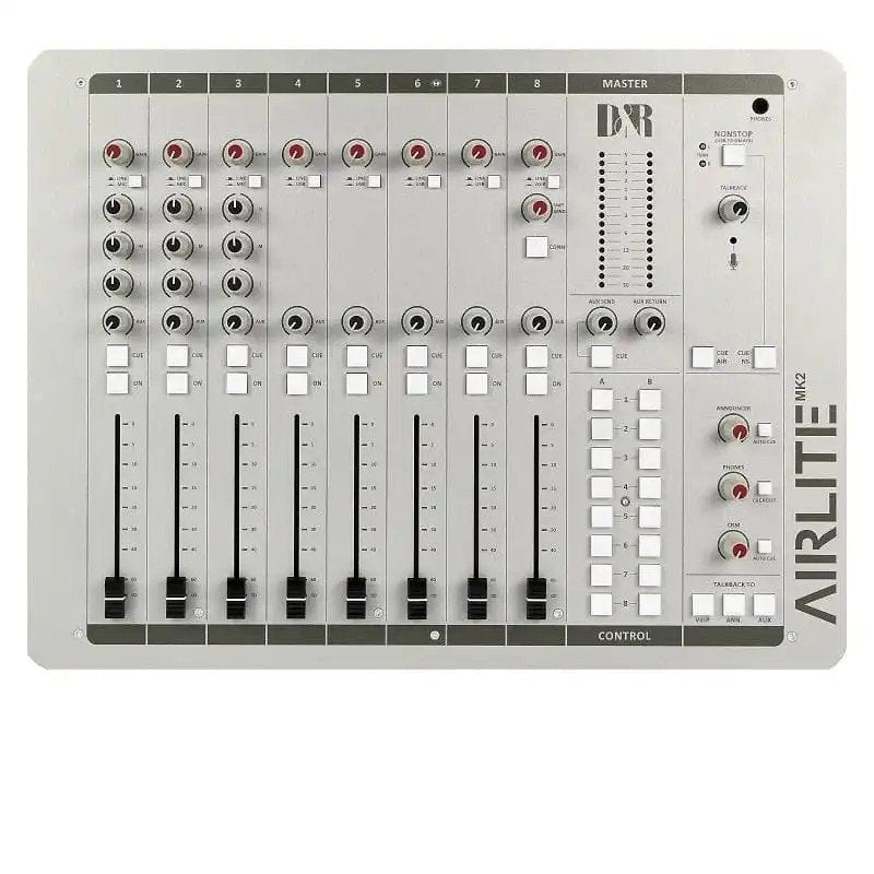 D&R Airlite MK2 Broadcast Mixer - Zo goed als nieuw, Ophalen, Zo goed als nieuw, 5 tot 10 kanalen, Microfooningang
