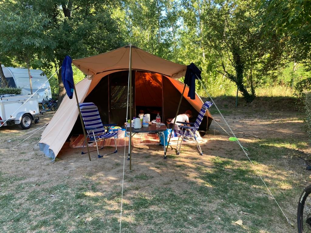 De Waard tent, Ophalen, Gebruikt
