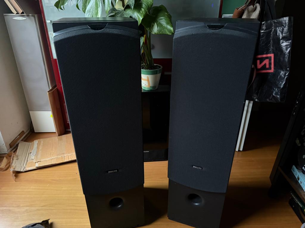 Philiphs FB698 speakers, Ophalen, Philips, Gebruikt, 120 watt of meer