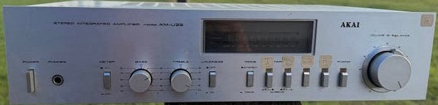 Akai AM-U33 Stereo Geïntegreerde Versterker - Vintage, Overige merken, Gebruikt, Ophalen of Verzenden, 60 tot 120 watt