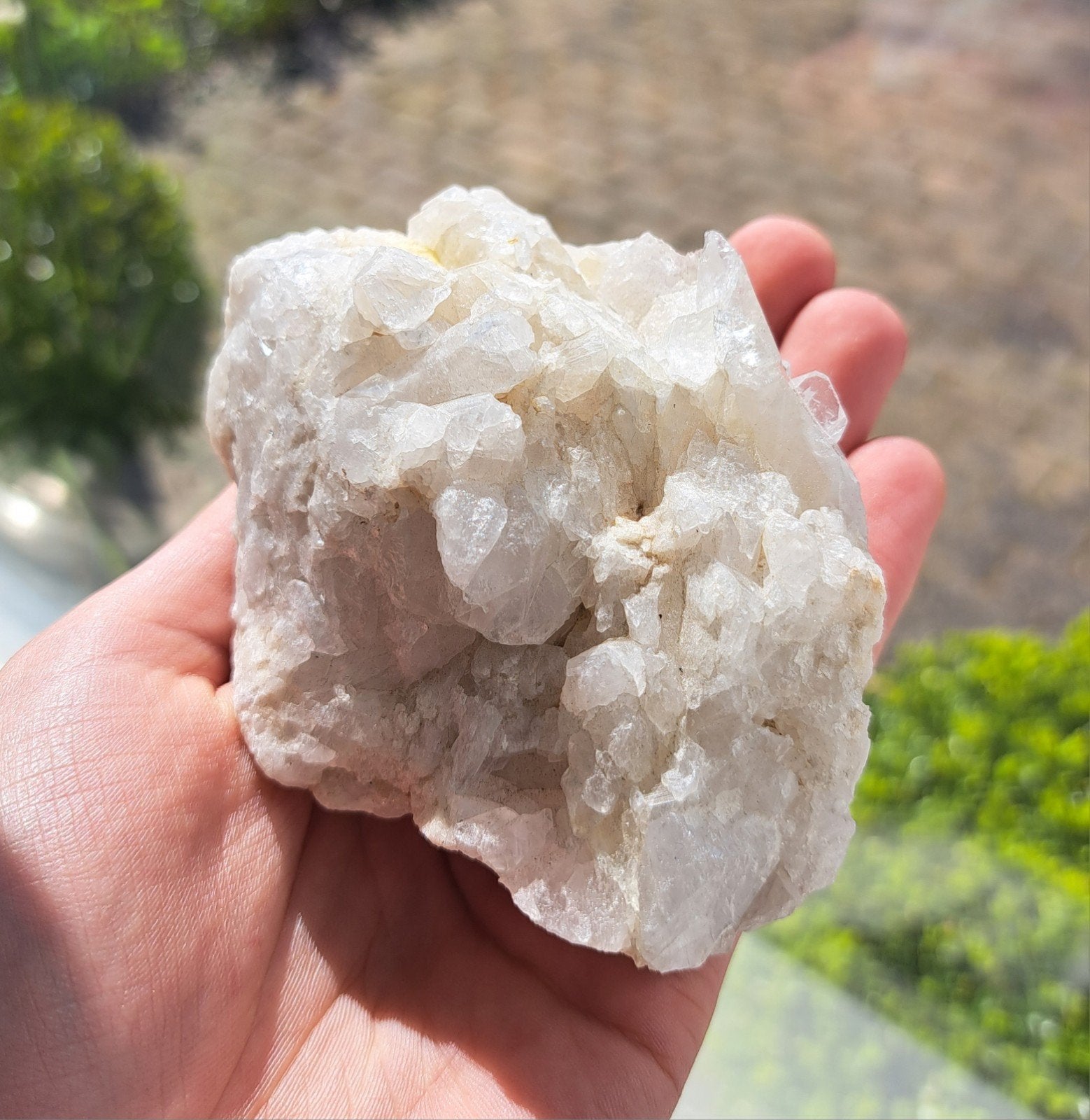 Kristal cluster Bergkristal edelstenen kwarts edelsteen, Ophalen of Verzenden