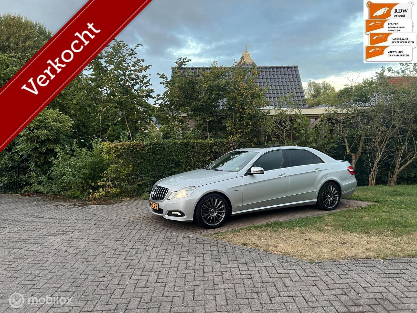 Sportieve Mercedes E-klasse 350 CDI Avantgarde bj 2009, Automaat, Euro 5, Gebruikt, 197 €/maand