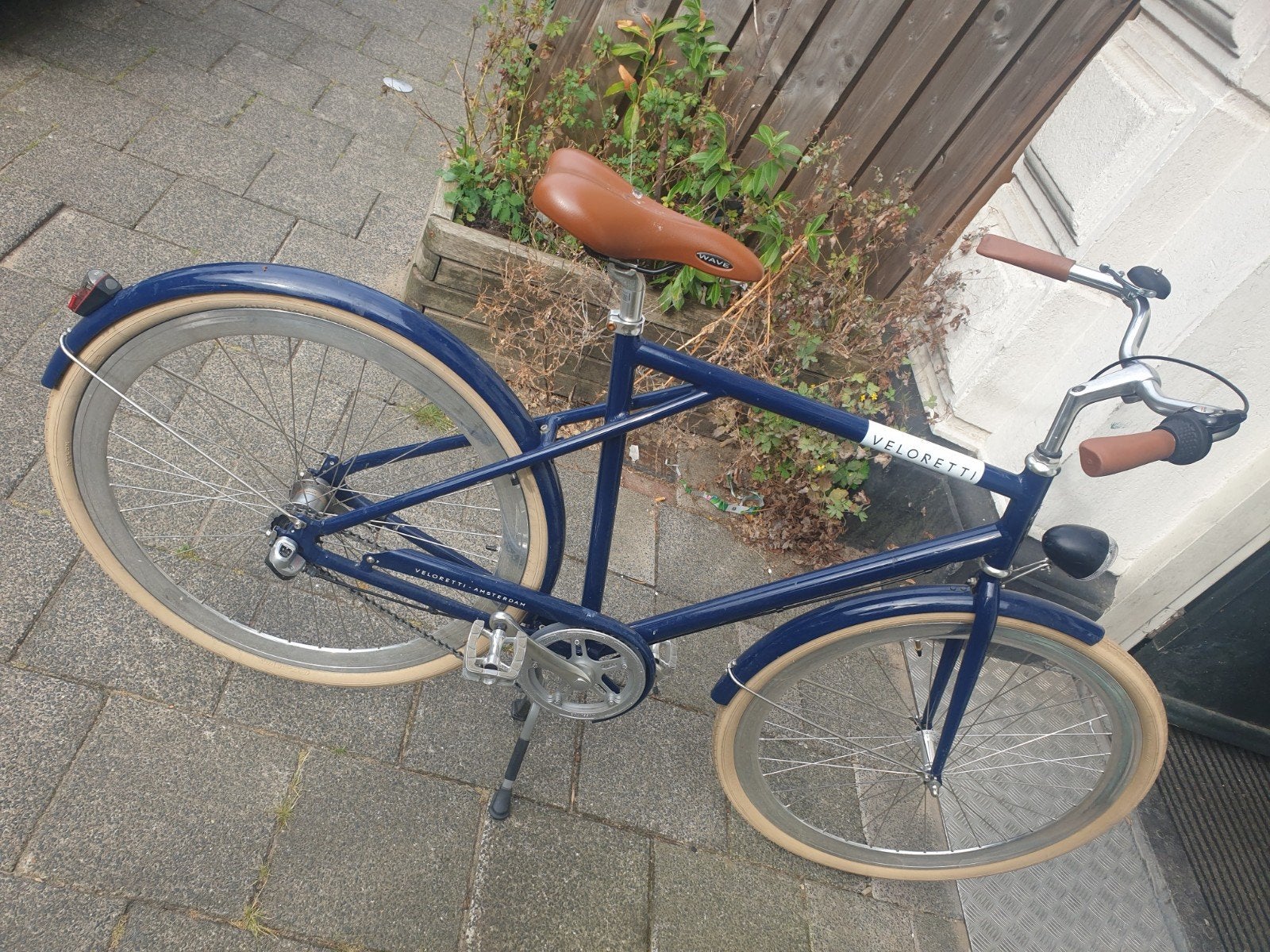 veloretti heren fiets 28inch met 3 versnellingen  lichten, Gebruikt, Versnellingen, 57 tot 61 cm, Ophalen
