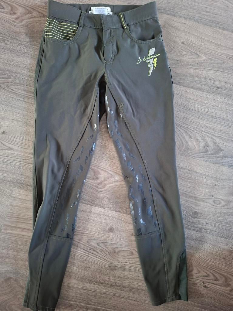 La Valencio rijbroek maat 152 donkergroen, Kinderen, Dressuur, Zo goed als nieuw, Onderkleding