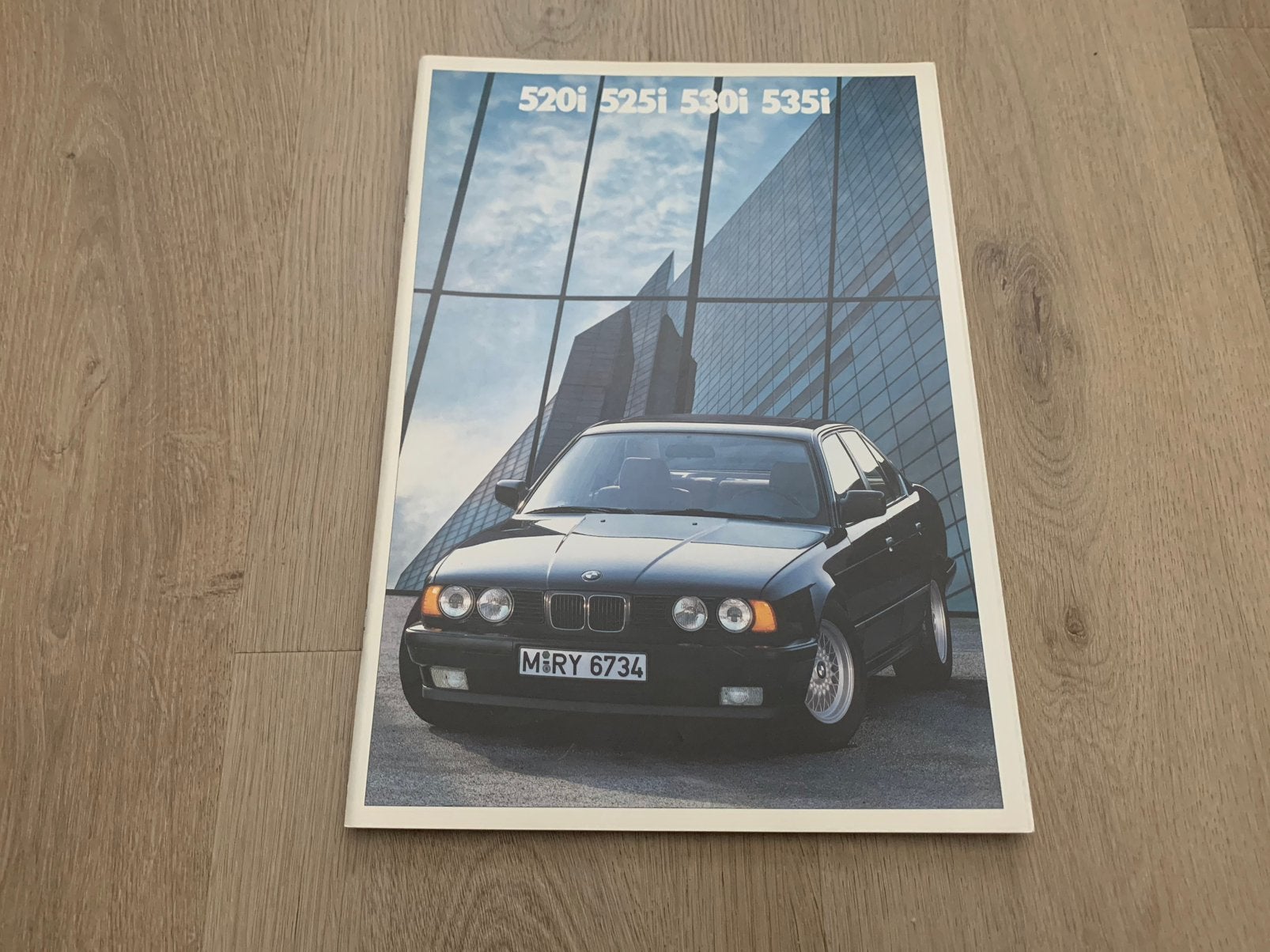 Folder BMW 5-serie 520i, 525i, 530i, 535i (E34) 1988, Ophalen of Verzenden, BMW