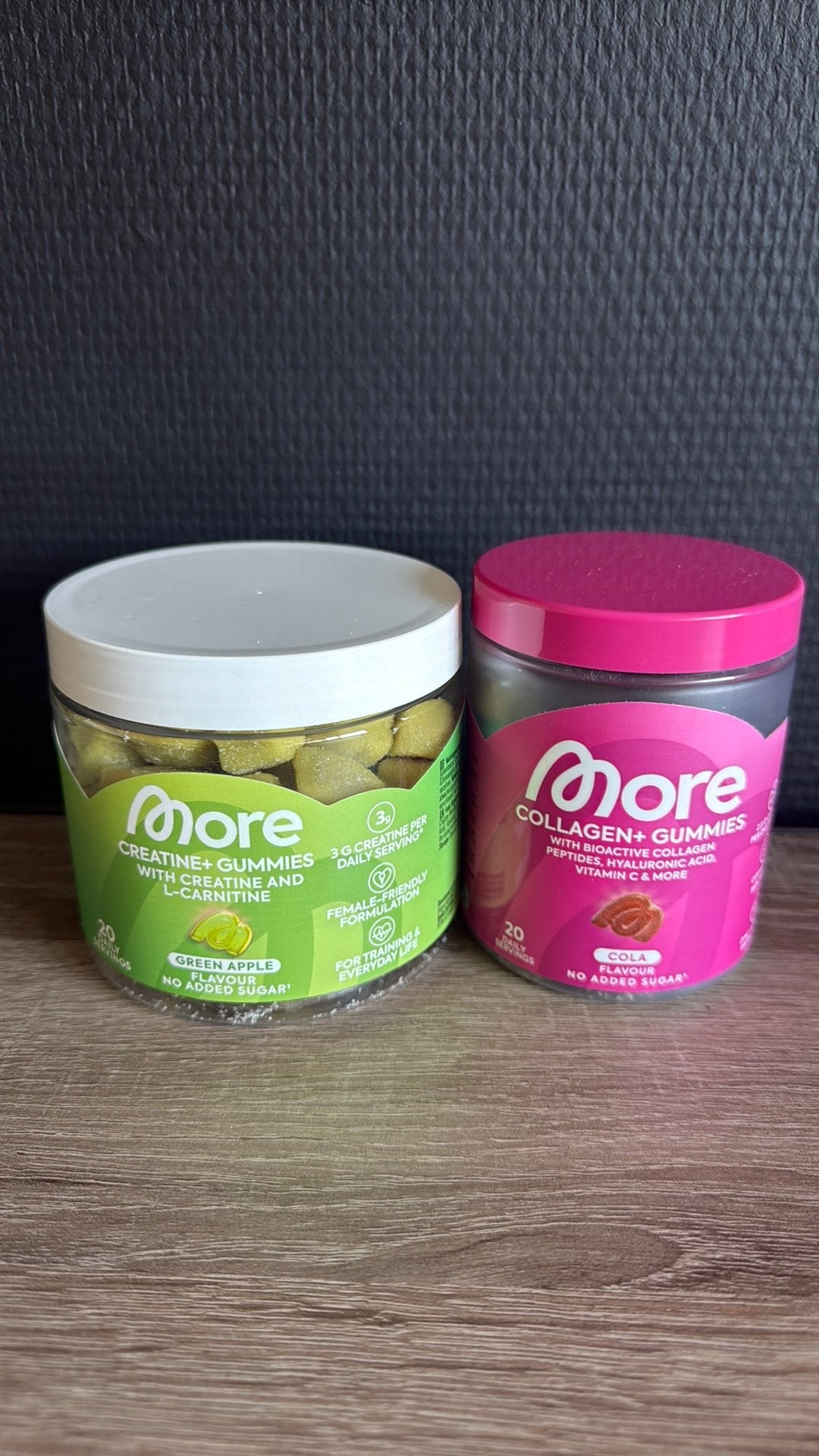 More Nutrition creatine gummies en collagen +, Ophalen of Verzenden, Nieuw, Overige typen