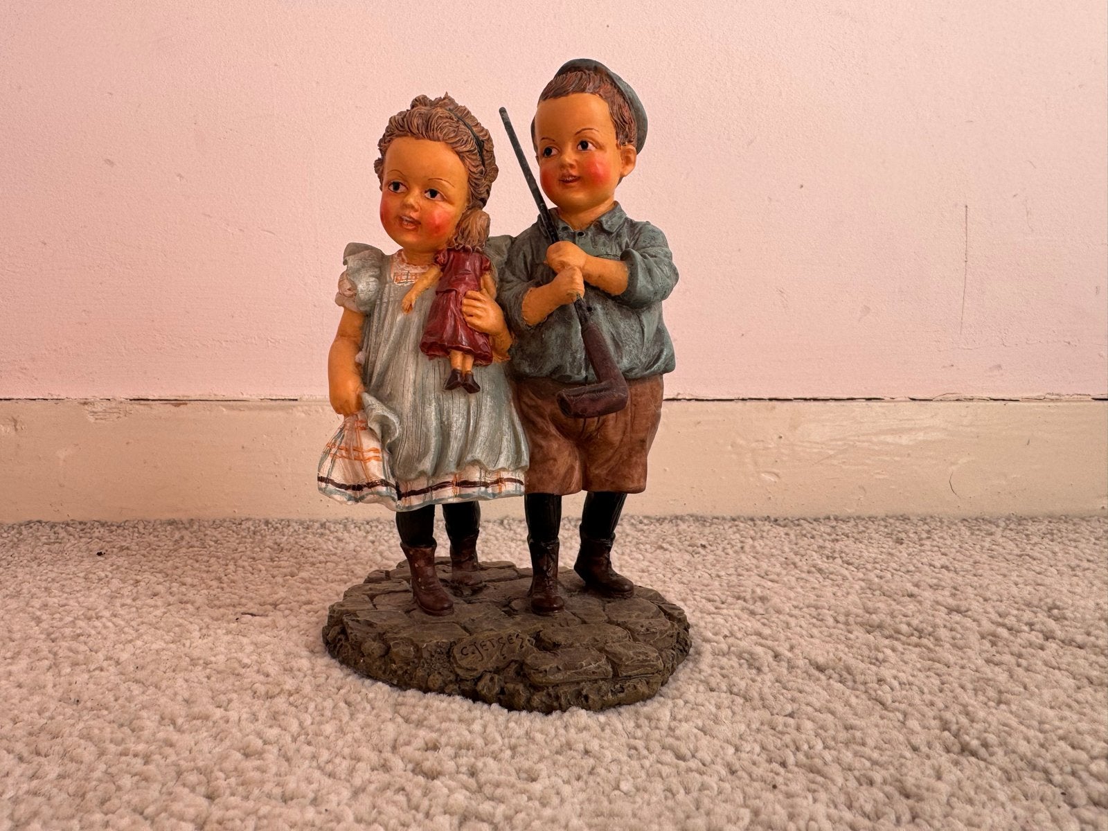 Ot en Sien Collectables Beeldje - Jongen en Meisje, Verzamelen, Beelden en Beeldjes, Ophalen of Verzenden, Zo goed als nieuw, Mens