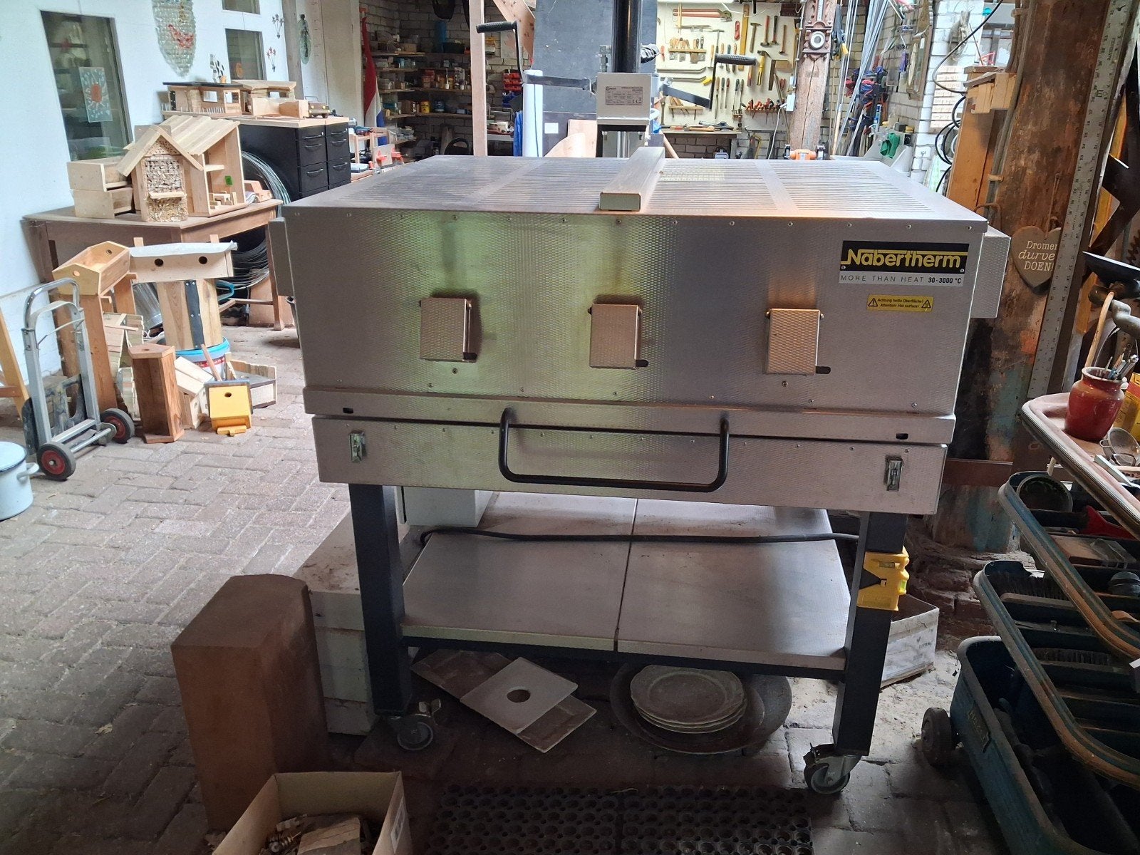Glasoven Nabertherm GF 240, Ophalen