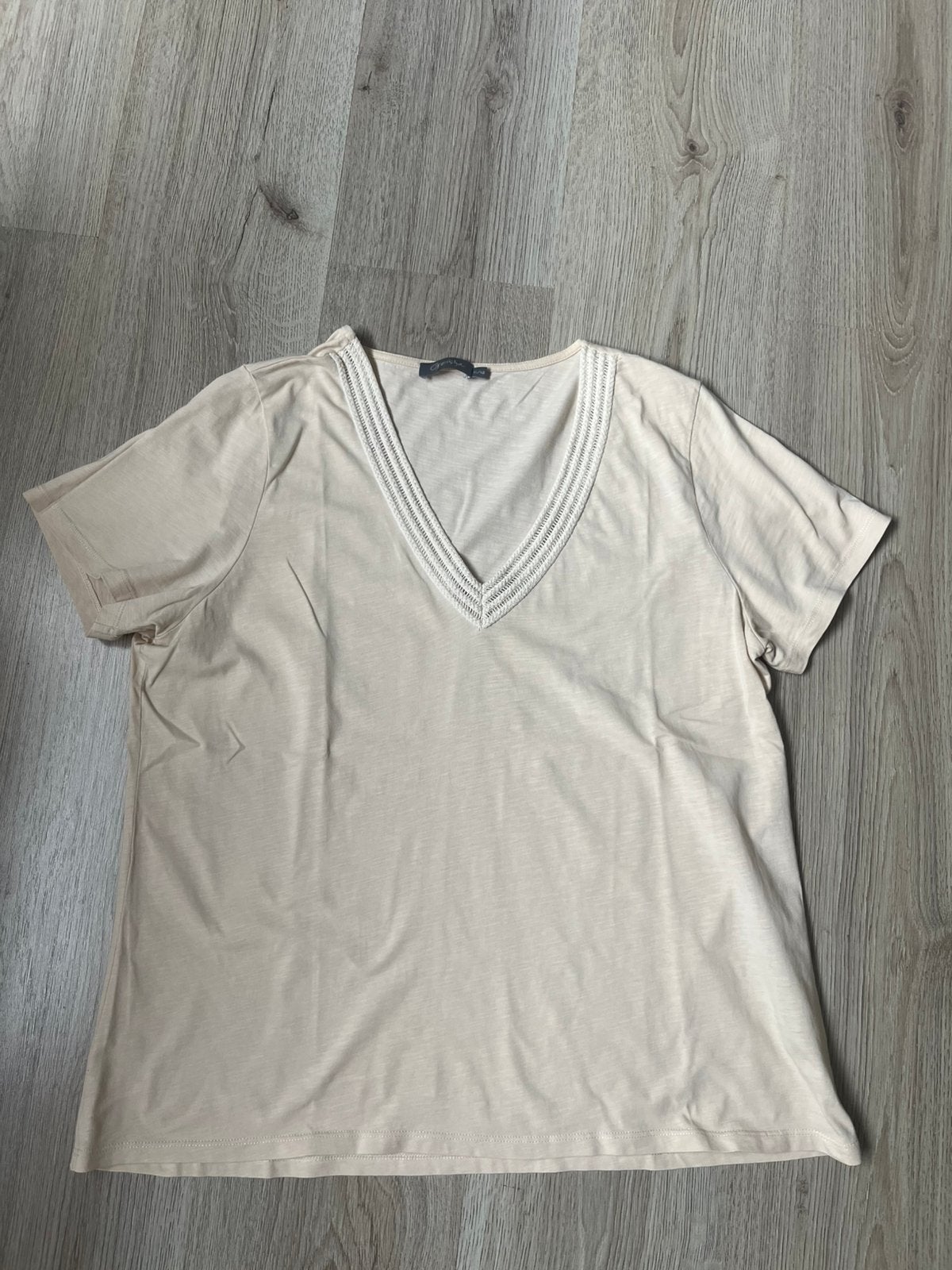 Off white shirt van Geisha, maat 42/XL, Wit, Maat 42/44 (L), Ophalen of Verzenden, Zo goed als nieuw