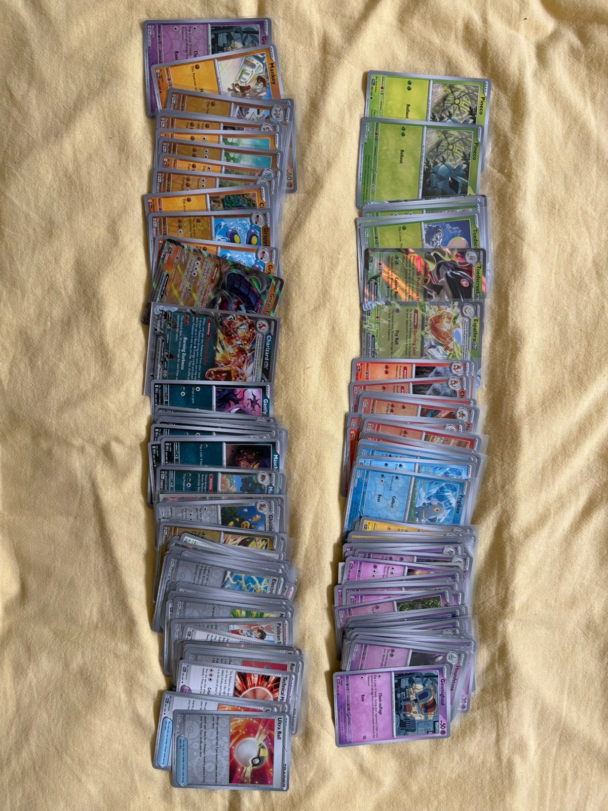Paldean Fates Base set 100% compleet, Ophalen of Verzenden, Zo goed als nieuw, Meerdere kaarten