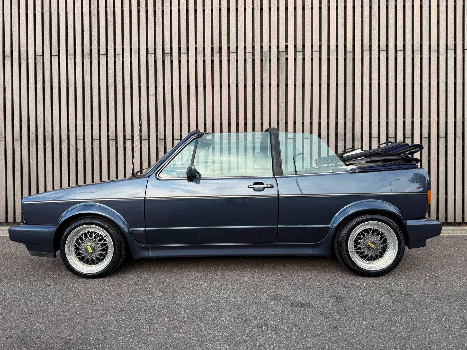 Volkswagen Golf Cabriolet 1.8 quartett /BBS /Belastingvrij, Voorwielaandrijving, 4 cilinders, Cabriolet, Blauw