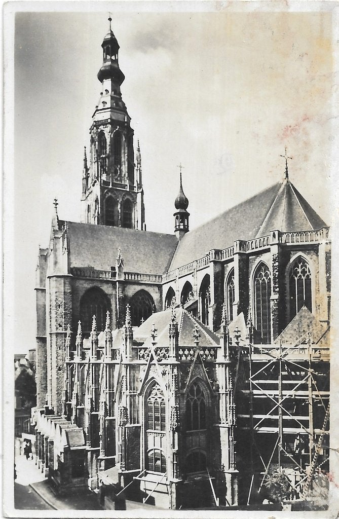 AK Breda - O.L. Vr. Kerk, Verzenden, 1940 tot 1960, Gelopen, Noord-Brabant