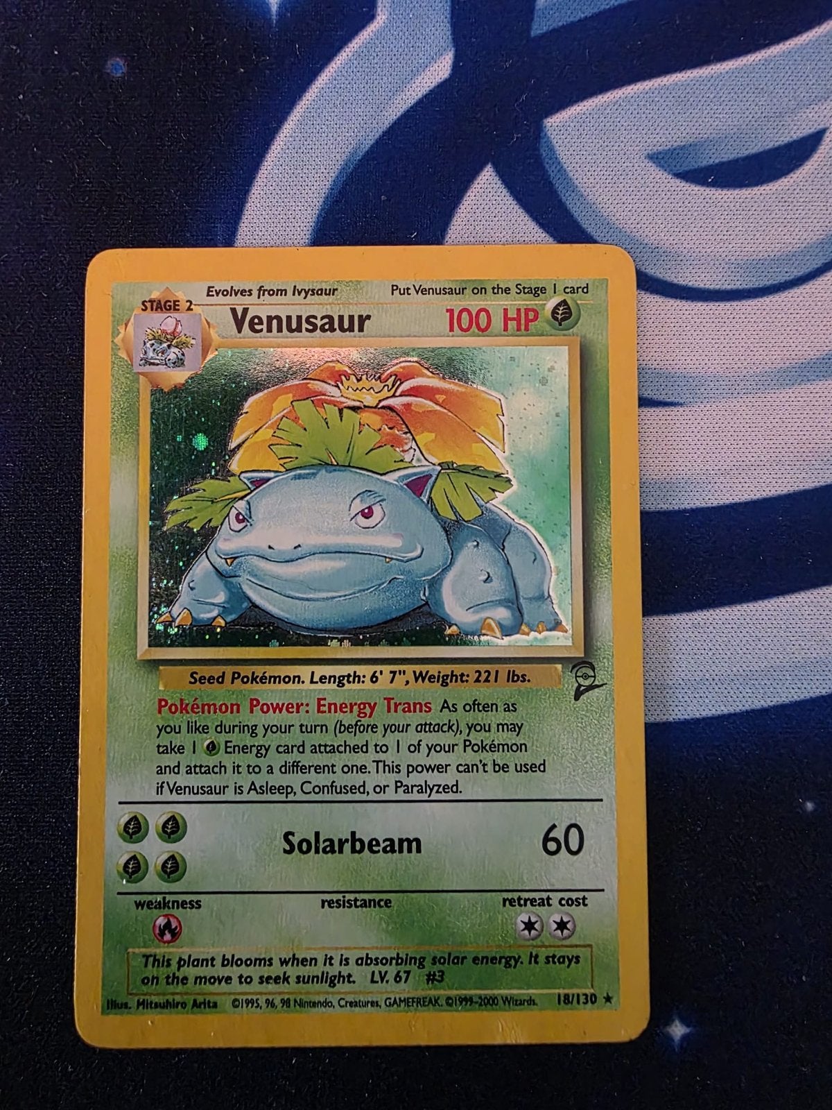 Venusaur kaart van Base Set 2, Hobby en Vrije tijd, Verzamelkaartspellen | Pokémon, Ophalen, Gebruikt, Losse kaart, Foil