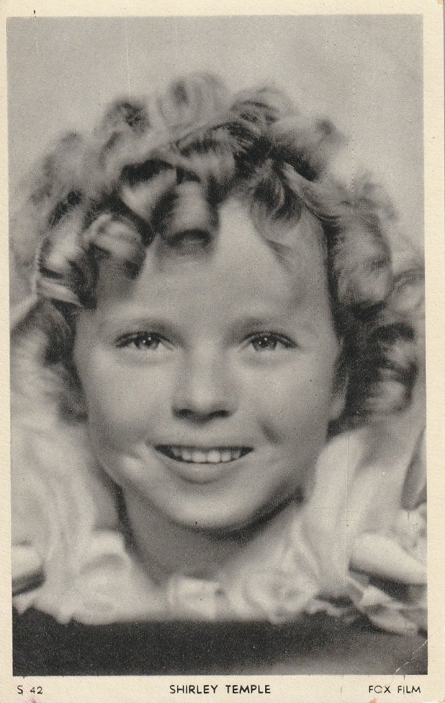 FILMSTER SHIRLEY TEMPLE JAREN 30 ZEER MOOIE OUDE KAART KO467, Ophalen of Verzenden, 1920 tot 1940, Ongelopen