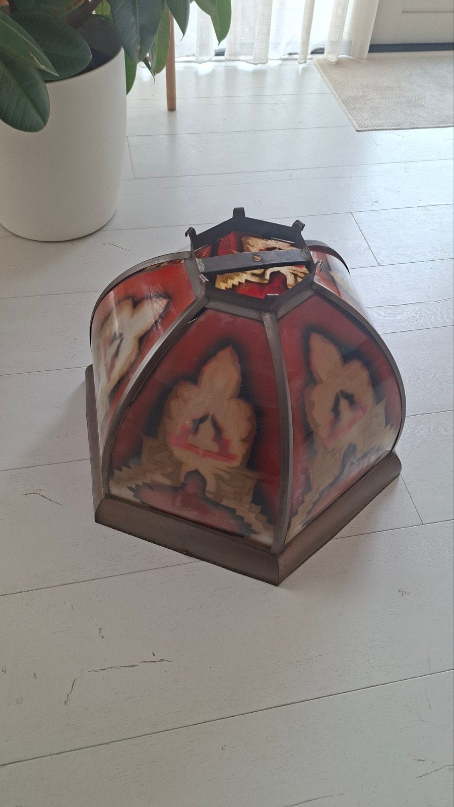 Antieke lampenkap Amsterdamse School 1920, Ophalen
