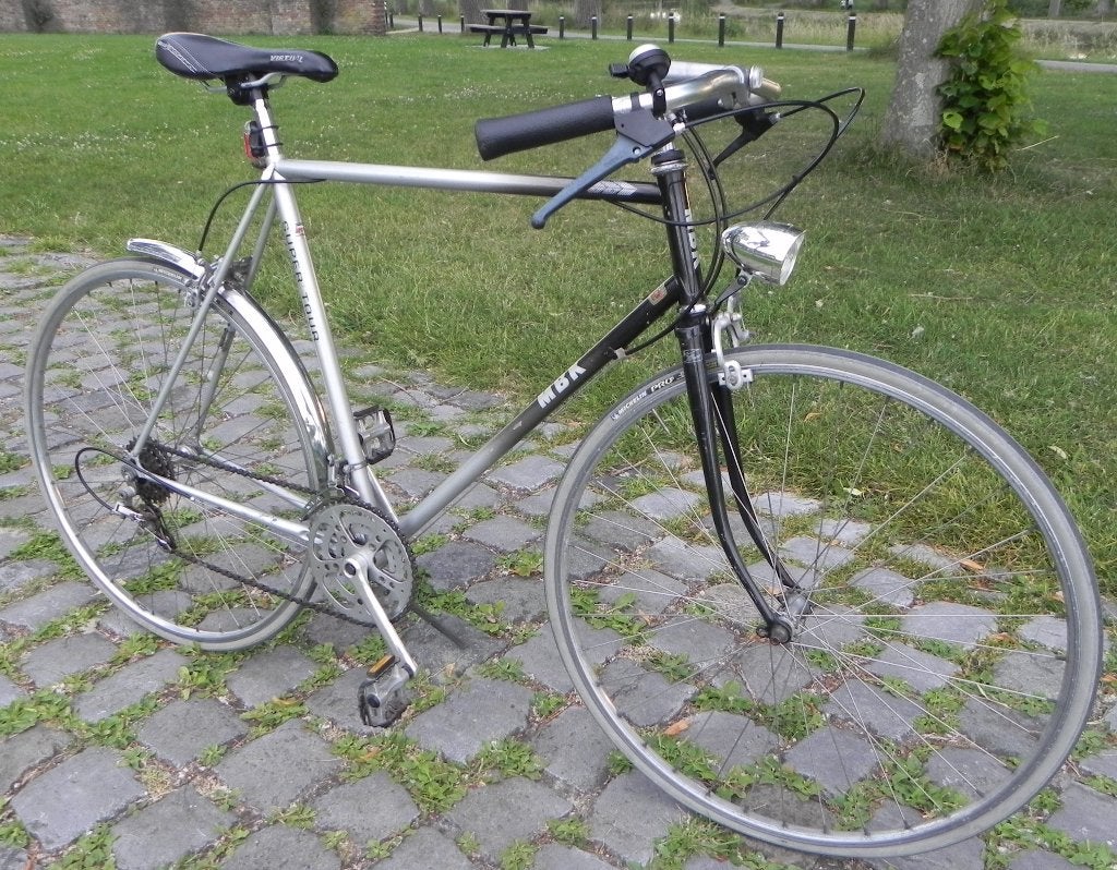 Te koop sportieve klassieke MBK herenfiets, Gebruikt, Velgrem, Versnellingen, 57 tot 61 cm