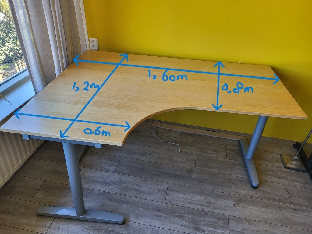 Bureau, Ophalen, Overige typen, 160 cm, Gebruikt